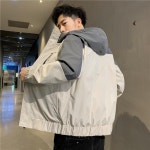애니율 남성 봄 가을 바람막이 후드 점퍼 G2912 : 애니율