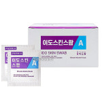 이도스킨스왑 100매입 x 5통 500매 알콜솜 낱매포장 소독솜 이도스왑 개별 : 의료장터