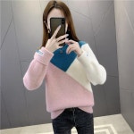 애니율 여성 가을 겨울 반폴라 니트 스웨터 G2929 : 애니율