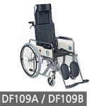 대성홈케어 DF109A /DF109B(PU) 일반/병원용 스틸휠체어 휠체어 보행보조기 : 메디엘스토어