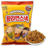 서울제과 검정고무신 왕라면 스낵 과자 160g : 골드캔디