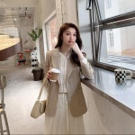 애니율 여성 봄 가을 빅카라 투버튼 자켓 G2937 : 애니율