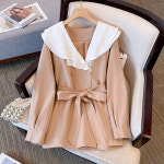 애니율 여성 봄 가을 빅사이즈 숄카라 자켓 G2955 : 애니율