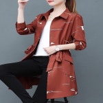 애니율 여성 봄 가을 트렌치 셔츠 자켓 G2944 : 애니율