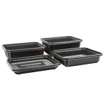 사각 찜용기 JH 23195 중 1500ml 200세트 검정 : 일용상회