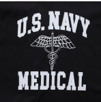 와일드동키 T-MEDICAL BLACK 공용 반팔티 : 타임메카