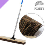 플렌티 코코넛 바닥솔 60센치 스텐봉 세트 테니스장 야자수 물 밀대 정구장솔 화장실 : 플렌티 세차용품
