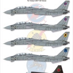 jd48001 F-14A Tomcat 1/48 Decal set - Movie Collection No.3 : 프라모델 매니아