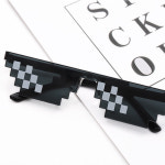 픽셀선글라스 인싸안경 8비트 생일 웃긴 파티소품 인생네컷 모자이크 안경 쓸데없는 쓸모없는 친구선물 : 문스1992s