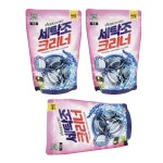 산소계 세탁조 크리너 3개 세탁기 곰팡이 물때 청소 세정제 : 셀워스