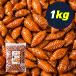 신미 번데기형1kg 업소용 대용량 벌크 도매 옛날과자 추억의간식 문방구 어르신간식 : 마트빵빵