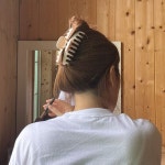 여름 올림머리 헤어집게 반묶음 반머리 머리핀 : 멀티스토어즈