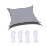 5-5m 방수 썬쉐이드 사각 옥스포드 대형 그늘막 선쉐이드 차양 천막 : BAN HA DA