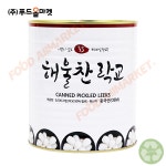 삼도식품 해울락교 (SSS) 3kg /캔 원터치 _박스단위출고 : 데이올푸드