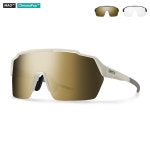 맥 스플릿 스포츠 선글라스 - 매트 본 / 크로마팝 블랙골드 미러렌즈 (+야간용 렌즈) 러닝 런 등산 자전거 운동 경량 : 스미스코리아몰