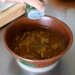 마루히로 하사미 바르바르 BARBAR BON FLOWER 볼 15cm 브라운 / 면기 : 키친툴