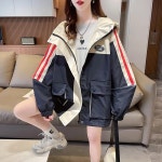애니율 여성 봄 가을 오버핏 바람막이 후드 점퍼 G3179 : 애니율