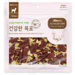 굿데이 건강한육포 오래먹는 강아지 대용량 육포 간식 오리가슴살 말이 황태, 240g, 1개 : 루니펫