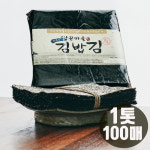 땅끝마을 김밥용김 무염산 참김 촘촘한 김밥김 국내산 해남 김 100매 : 너와넷