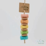 앵무새 장난감 천연소재 알록달록 코르크 열렸네 : 아가새농장