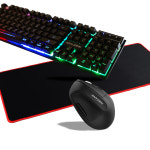 KG 애니젠 게이밍 키보드 마우스 패드 세트 A70 LED with Pad 장패드 : 케이지티테크