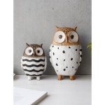 부엉이 재물복 행복 재물 2종세트 유럽소품 북유럽소품 감성소품 미니어처 서재꾸미기 : 로렐하우스