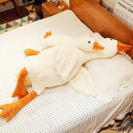 대형 오리 바디필로우 조규성 오리 거위 인형 죽부인쿠션 130cm : 젊은이마켓