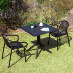 이브 800 사각 유스 2인 야외 실내 테이블 의자 세트 정원 카페 : 위드퍼니처