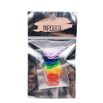 무지개 머리끈 소 50p 칼라고무밴드 대용량머리끈 고무줄 : 한리빙