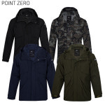 [POINT ZERO] 포인트제로 남성 고급 야상 풀집업 후드점퍼 Model No_CB2176 : 제로다몰