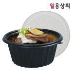 면용기 냉면용기 FP 195파이 대 1400ml 200세트 검정 / 오네 : 일용상회