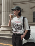 디지털 스톤 밴드 반팔티 (2 color) : 투플랜