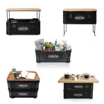 하이브로우 캐리어 박스 v2 캠핑 수납 정리 상자 테이블 : 인디에이