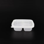 죽용기 일회용 반찬통 사각반죽용기 600세트 전자레인지 본죽통 : 포장팩