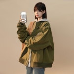 애니율 여성 봄 가을 캐주얼 오버핏 점퍼 G3562 : 애니율