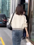 애니율 여성 봄 가을 캐주얼 숏 야구 점퍼 G3574 : 애니율