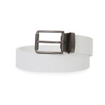 [IJP DESIGN] 이안폴터디자인 남성 패턴로고 벨트 - IPM3ABT752 WH : IJP DESIGN