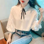 애니율 여성 봄 여름 7부 소매 블라우스 셔츠 G3544 : 애니율