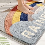 웰컴 매트 레인 매트 무지개 러그 상가 발매트 : JJ공간