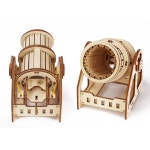 미니어처 고무줄 우드 봄바드 대포 H1003 : 럭키공장