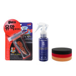 소프트99 글라코 G47 유막제거제 100ml+마프라 라보코스메티카 유리발수제 아쿠아벨록스 100ml+원형 저먼패드 : 글로하츠 GloHearts