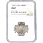 한국은행 100원 1973년 NGC MS 65 등급 (P0000BGL) : 수집에비뉴