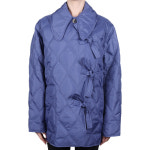 가니 여성 립스탑 퀄트 자켓 블루 F7445 897 : FABSTYLE