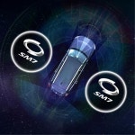 SM7 태풍의눈 LED로고 도어라이트 1세트 자가정비 차량조명 카인테리어 공업사 도어등 : 슬기템