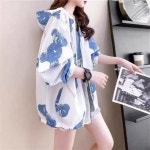 애니율 여성 여름 얇은 바람막이 후드 자켓 G4160 : 애니율