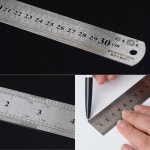 양면눈금 제단 측정 30센치자 인치자 쇠자 철자 직자 : 브릿지스몰