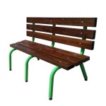 공원 병원 학교 쉼터 3인 원목 야외 벤치의자 생활체육관 테니스장 연습실 야외벤치 : 슬기템