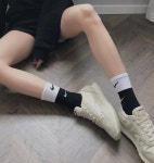 나이키 에브리데이 더블크루 레이어드 쿠션 삭스 남녀공용 트레이닝 배색 장목 양말(2795) 18가지 컬러 한정판 국내 미발매 제품 : 호언컴퍼니