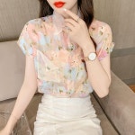 애니율 여성 여름 쉬폰 블라우스 셔츠 G4194 : 애니율