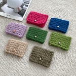 DIY키트 비기닝 카드지갑 뜨기 코바늘 패키지 만들기 손뜨개 뜨개질 비기닝코튼실 뜰안 뜨개공방 [무료도안] : 뜰안 뜨개공방